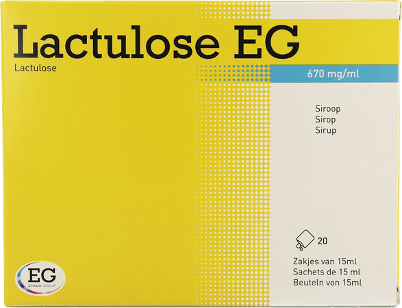 Lactulose EG Sachets Sirop 20x15 ml670/ml  -  EG
