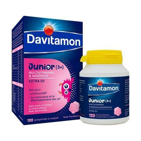 Davitamon Junior Framboos V1 Tabletten 120