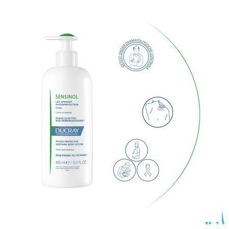 Ducray Sensinol Lich.melk Fysiobesch.kalmeren400 ml