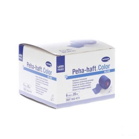 Peha Haft Col.Z/Lat.Blauw 6Cmx20M 1 9324732  -  Hartmann