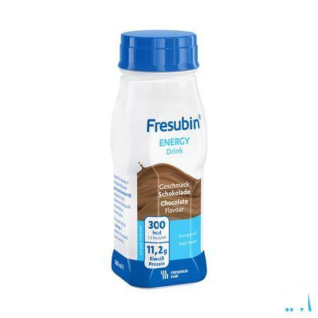 Fresubin Energy Drink Chocolat Flacon 4x200 ml  -  Fresenius