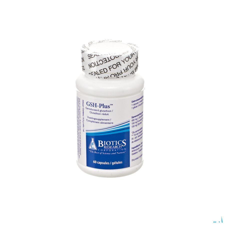 Biotics GSH-Plus (glutathion réduit) 60 gélules  -  Energetica Natura