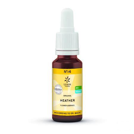 Bachbloesem Bio Nr 14 Heather 20 ml  -  Eureka Pharma