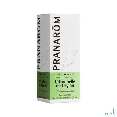 Citronnella Ceylan Essentiele Olie 10 ml  -  Pranarom