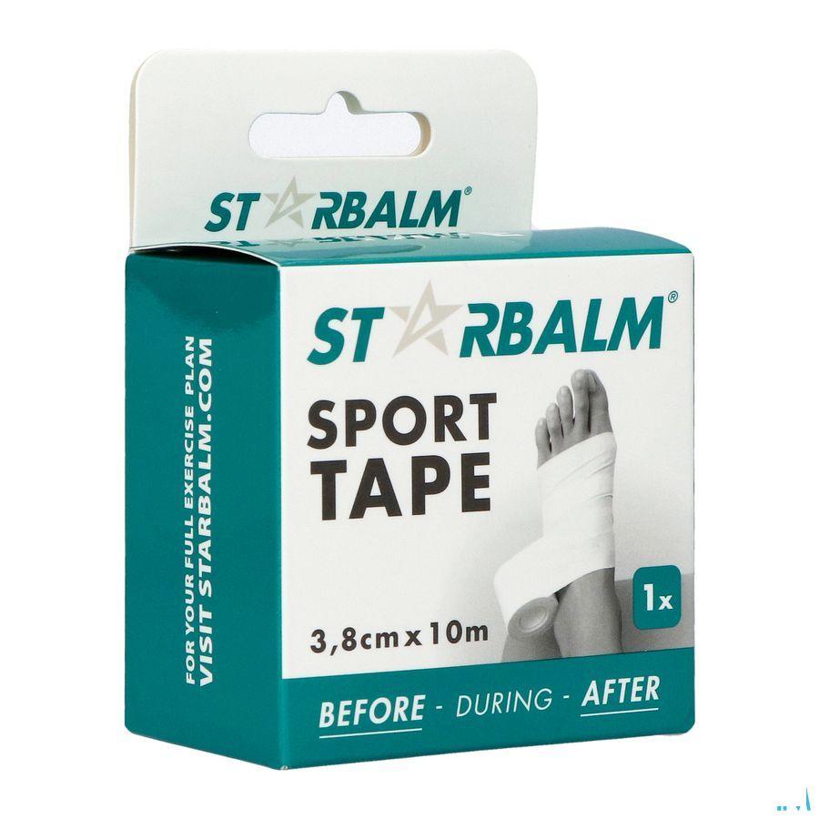 Star Balm Sport Tape 3,8cm X 10m Wit 1 Individ.