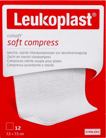 Cutisoft 7,5cm x 7,5cm 12 Leukoplast