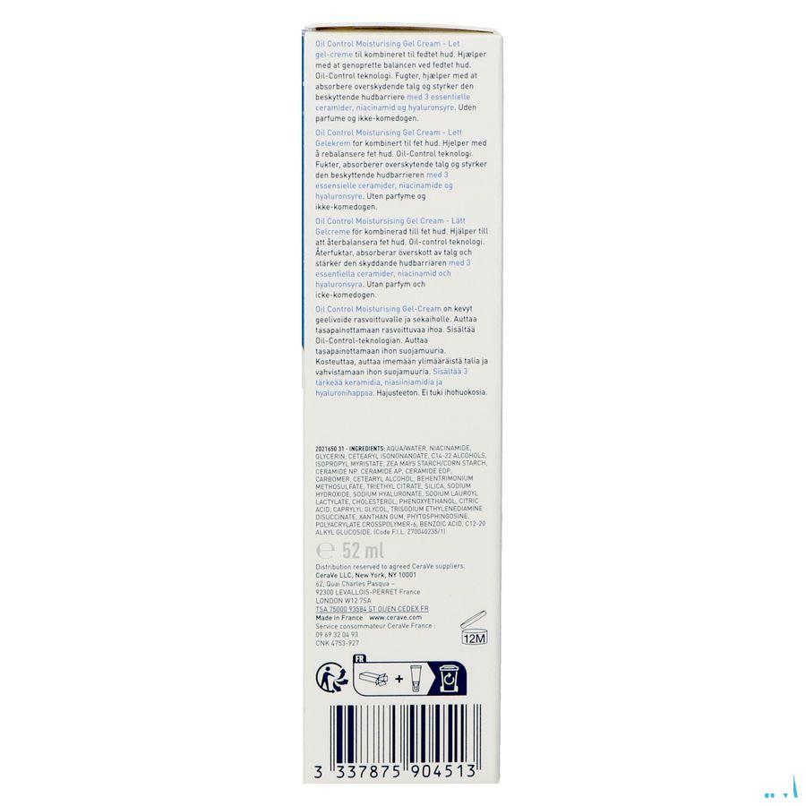 Cerave Oil Control Hydra Gel-Creme Tube 52 ml