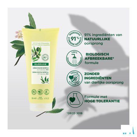 Klorane Lichaam DoucheCreme Amandelmelk 200 ml