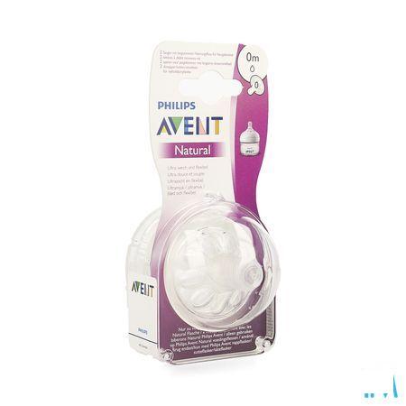 Philips Avent Natural 2.0 Zuigspeen Firstflow Scf040/27  -  Bomedys
