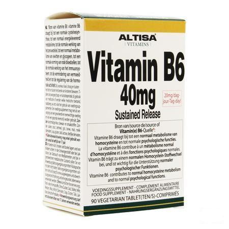 Altisa Vit B6 40 mg Sustained Release Tabletten 90  -  Dieximport