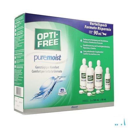 Opti-free Puremoist M.purpos.desinf.3x300 ml + 3 Etui