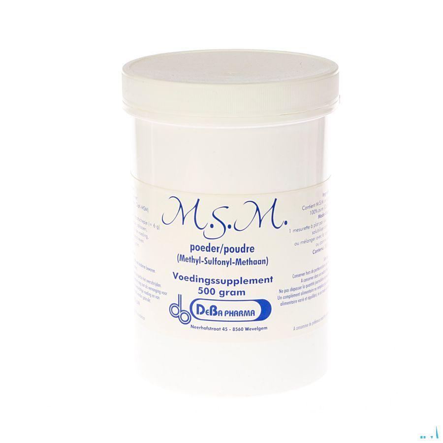 Msm Poeder Soluble - Oplosb 500 gr  -  Deba Pharma