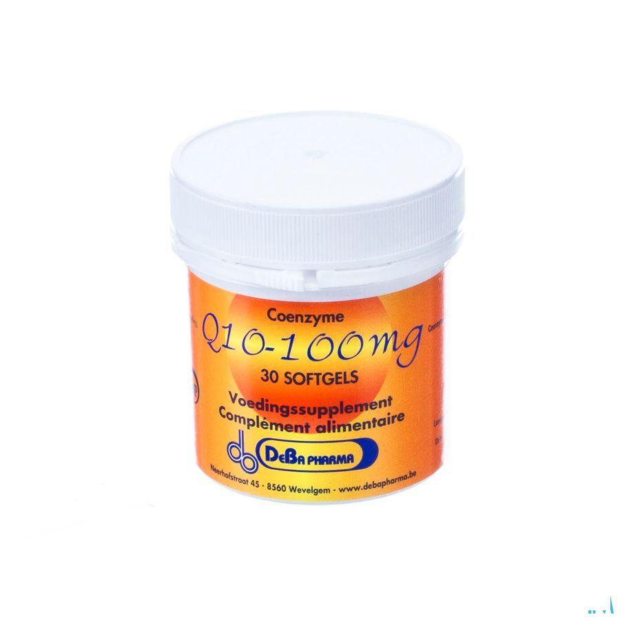 Q10 100 mg Softgels 30  -  Deba Pharma