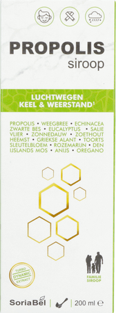 Soria Propolis Siroop 200 ml  -  Soria Bel