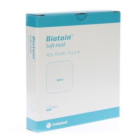 Biatain Soft Hold Schuimverb 10,0x10,0cm 5 33470  -  Coloplast