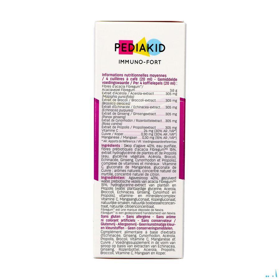 Pediakid Immuno Versterkend Oplossing Drink Flacon 125 ml