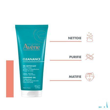 Avene Cleanance Reinigende Gel Tube 200 ml  -  Avene