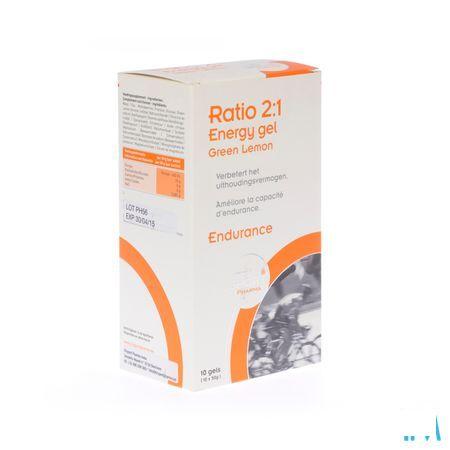 Trisportpharma Ratio 2:1 Energygel Gr. Lem. 10x50 gr  -  Trisport Pharma