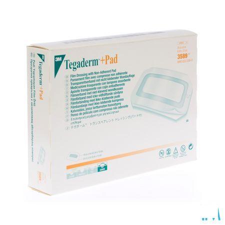 Tegaderm + Pad 3m Transp Steril 9cmx15cm 25 3589  -  3M