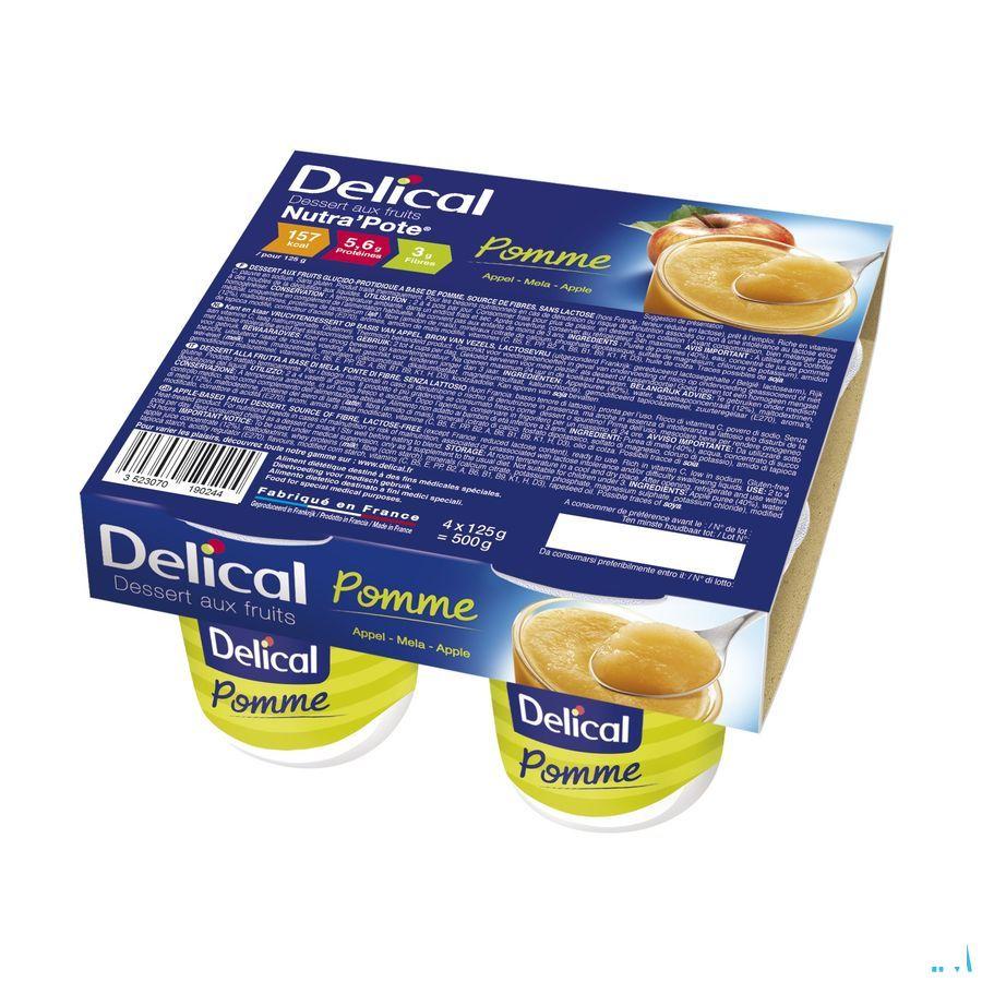 Delical Nutra Pote Appel Appel 4x125 gr  -  Bs Nutrition