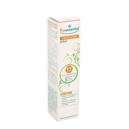 Puressentiel Circulation Spray 17 Huile Essentielle 100 ml  -  Puressentiel