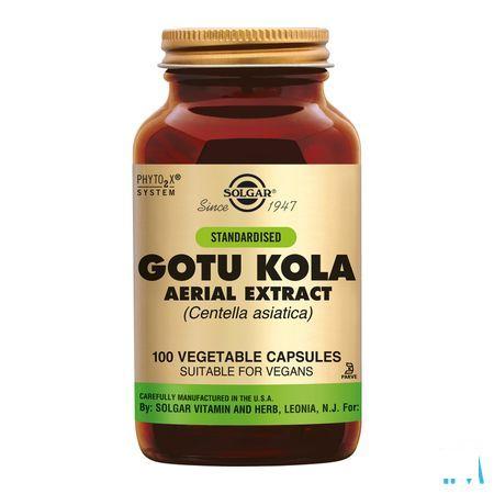 Gotu Kola Aer. Extr (aziat. Waternavel) V-Capsule 60  -  Solgar Vitamins