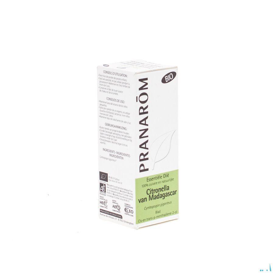 Citronnelle Madagascar Bio Hle Ess 10 ml Pranarom