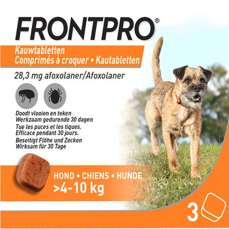 Frontpro 28Mg >4-10Kg Hond Kauwtabl 3