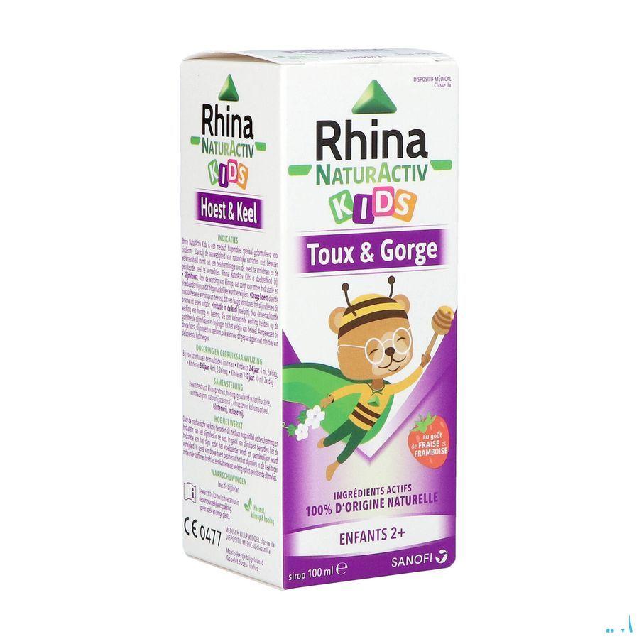 Rhina Natur Activ Toux Kids Sirop 100 ml  -  Sanofi
