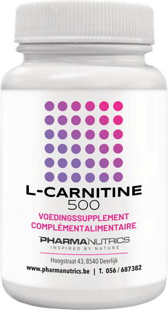 L Carnitine 500 Comp 120 Pharmanutrics  -  Pharmanutrics