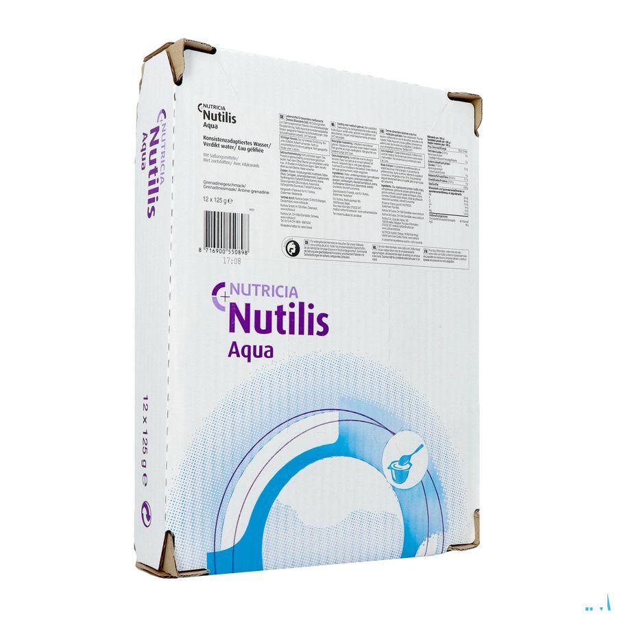 Nutilis Verdikt Water Grenadine Cups 12x125 gr  -  Nutricia