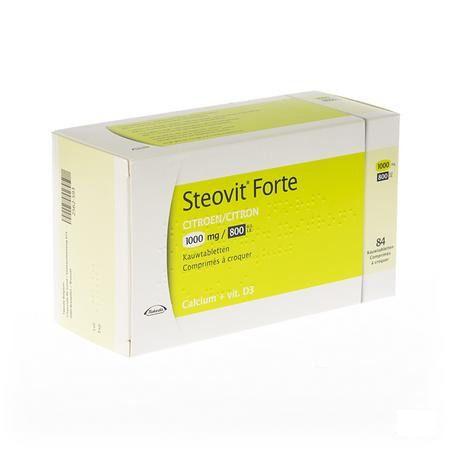 Steovit Forte 1000 mg/800IEKauwtabletten 84