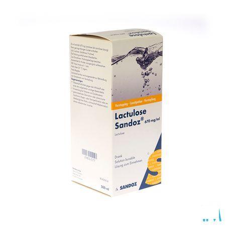 Lactulose Sandoz Drank 500 ml 670 mg/ml