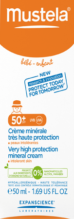 Mustela Zon Creme Mineraal Z.h.bescherm.50 + 50 ml