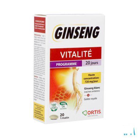 Ortis Vitalite Ginseng 20 Tabl 20  -  Ortis