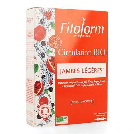 Fitoform Bloedsomloop Bio Ampullen 20  -  Bioholistic Diffusion