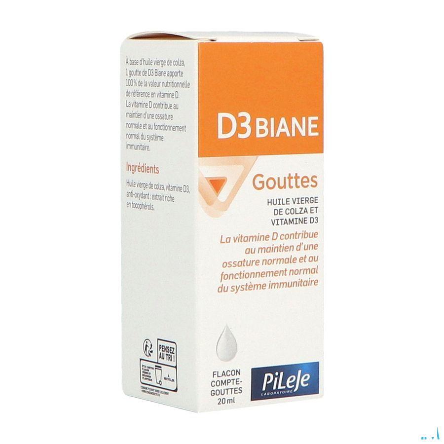 D3 Biane Liquide 20 ml  -  Pileje