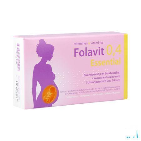 Folavit 0,4Mg Essential Comp 30 + Caps 30 