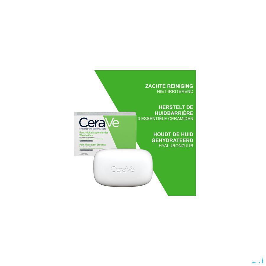 Cerave Hydraterend Wastablet 128g  -  Cerave