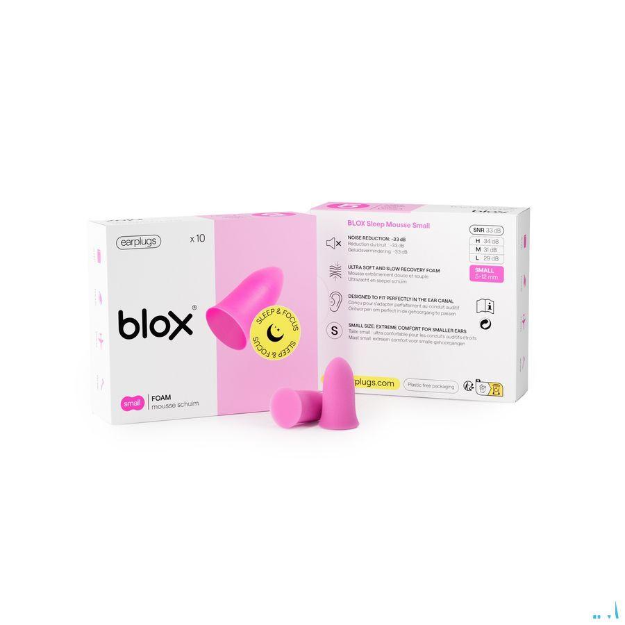 Blox Sleep Mousse Small Rose 5 Paires