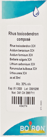 Rhus Tox Complex Gouttes 30 ml  -  Boiron