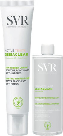 Sebiaclear Trousse Active 40 ml+Eau Mic. 75  ml Grat.  -  Svr Laboratoire