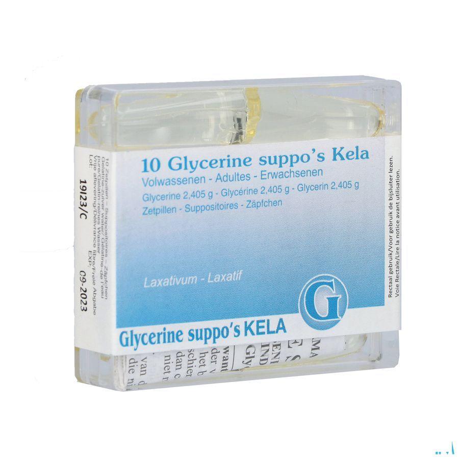 Glycerine Pharma Suppo Ad 10  -  Kela Pharma