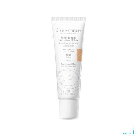 Avene Couvrance Fdt Correct. Fluide 2,5 Beige 30 ml  -  Avene