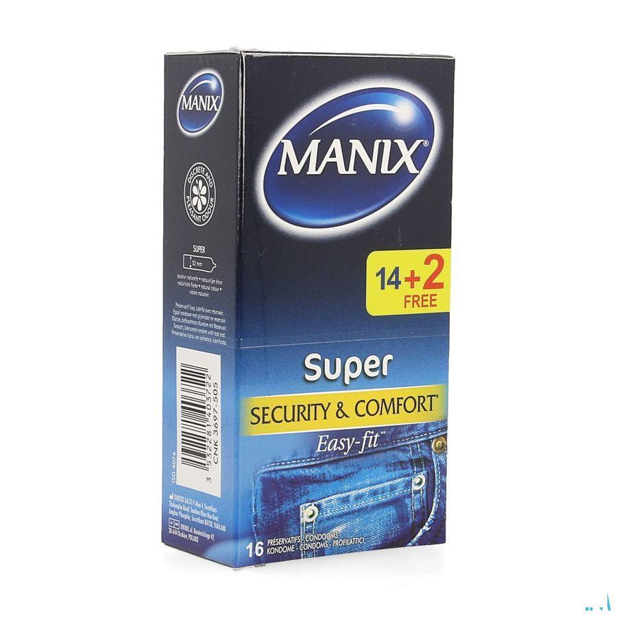 Manix Super Condoms 14 +2