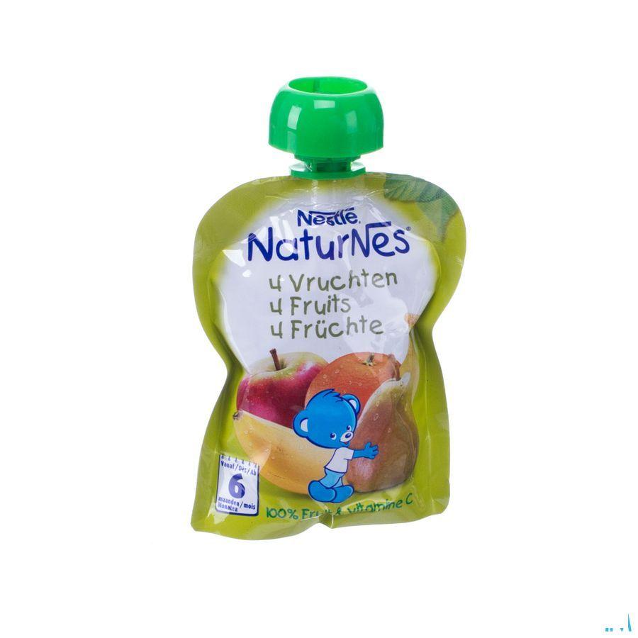 Nestle Naturnes 4vruchten 90 gr  -  Nestle
