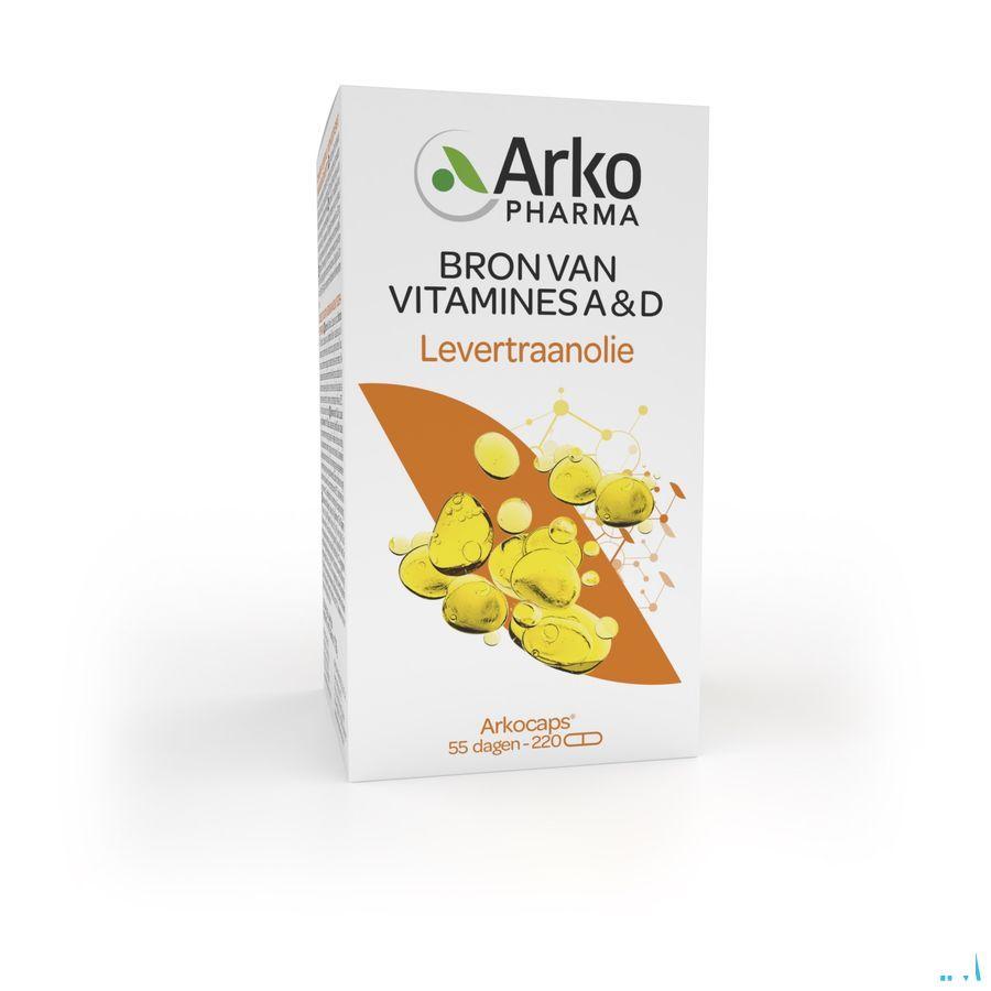 Arkocaps Levertraanolie Caps 220 Arkopharma  -  Arkopharma