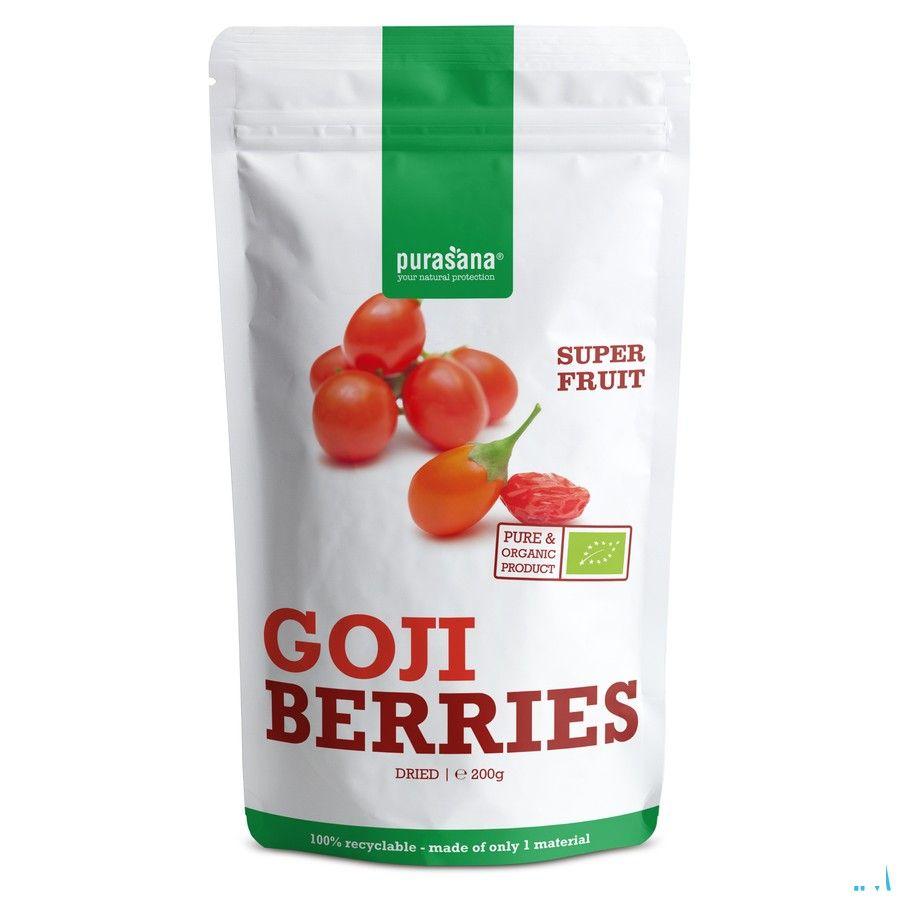 Purasana Baies De Goji Bio 200 gr Chine Qinghai