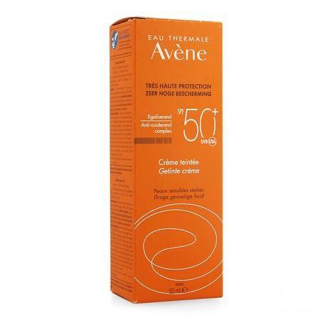 Avene Zonnecreme Getint Ip50 + 50 ml  -  Avene