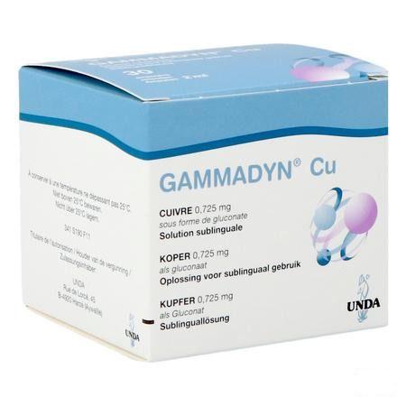 Gammadyn Ampullen 30 X 2 ml Cu  -  Unda - Boiron